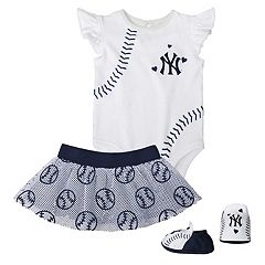 Outerstuff Infant Boys and Girls Navy and Heather Gray Atlanta Braves  Little Fan Two-Pack Bodysuit Set