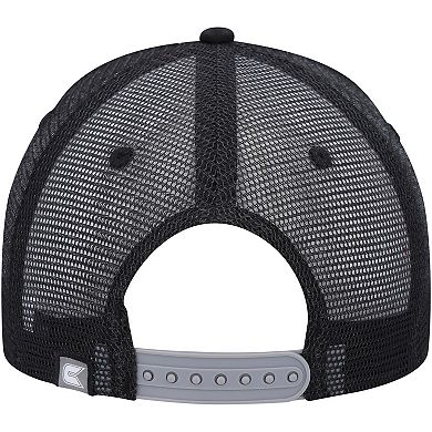 Men's Colosseum  Gray/Black Iowa Hawkeyes Love Fern Trucker Snapback Hat