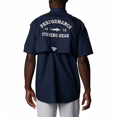 Men's Columbia Navy Dallas Cowboys Bonehead Team Button-Up Shirt