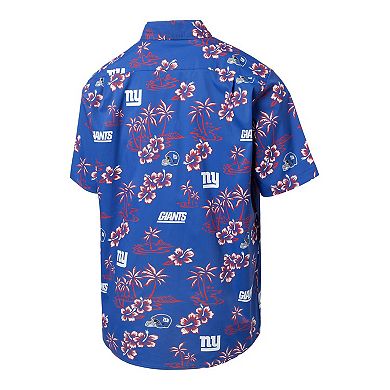 Men's Reyn Spooner Royal New York Giants Kekai Button-Up Shirt