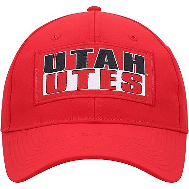 Men's Colosseum  Red Utah Utes Positraction Snapback Hat