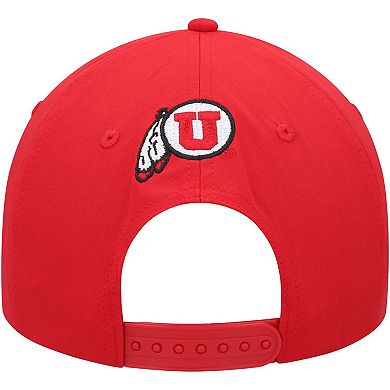Men's Colosseum Red Utah Utes Positraction Snapback Hat