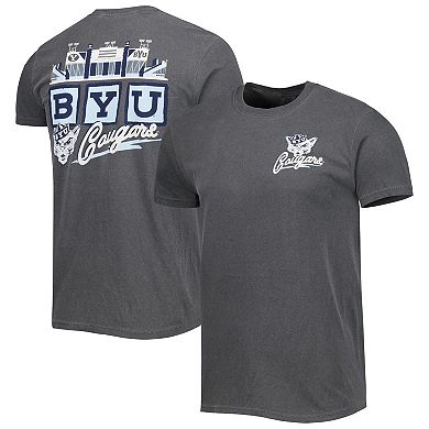 Men's Charcoal BYU Cougars Vault Stadium T-Shirt