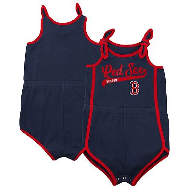 Preschool Navy Boston Red Sox Hit & Run Bodysuit