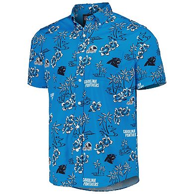 Men's Reyn Spooner Blue Carolina Panthers Kekai Button-Up Shirt