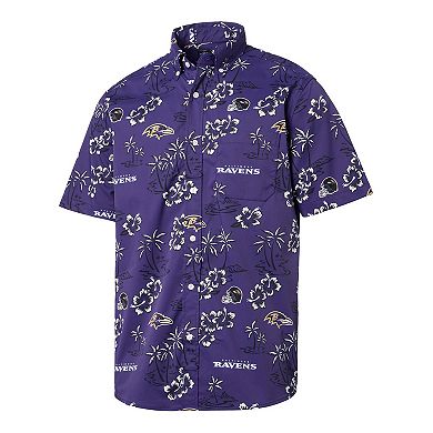 Men's Reyn Spooner Purple Baltimore Ravens Kekai Button-Up Shirt