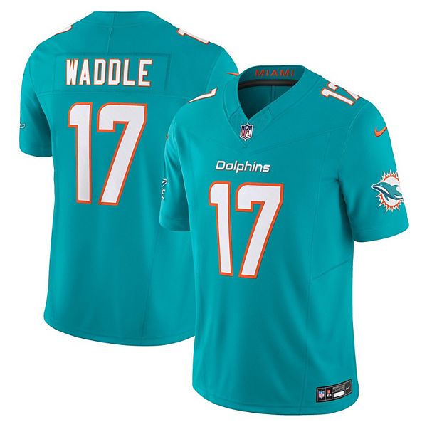 Men's Nike Jaylen Waddle White Miami Dolphins Vapor F.U.S.E. Limited Jersey Size: 3XL