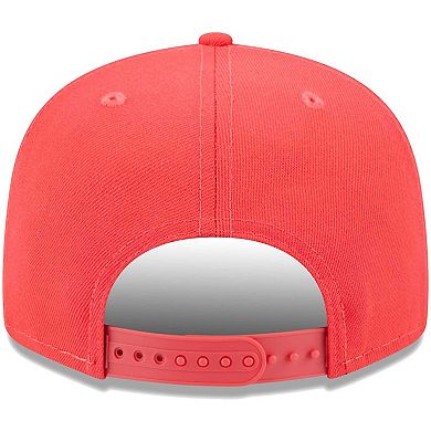 Men's New Era Red Tampa Bay Buccaneers Color Pack Brights 9FIFTY Snapback Hat