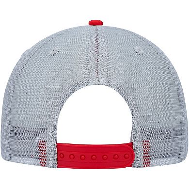 Men's Colosseum Red/Gray NC State Wolfpack Snapback Hat