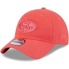 New Era Men's Black, Scarlet San Francisco 49Ers Pinstripe City Arch 9Fifty Snapback  Hat