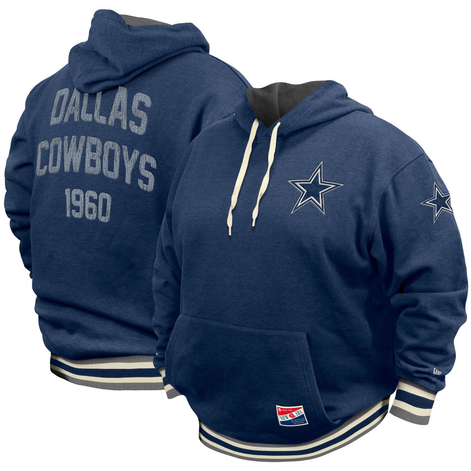 CeeDee Lamb Dallas Cowboys Big & Tall Fleece Name & Number Pullover Hoodie  - Navy