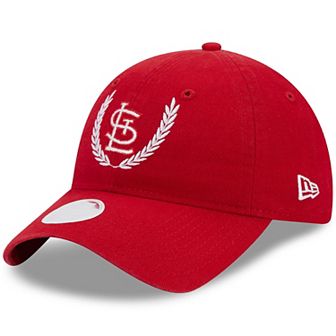 Women's New Era Red St. Louis Cardinals Leaves 9TWENTY Adjustable Hat