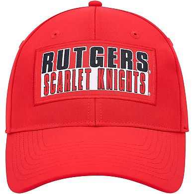 Men's Colosseum Scarlet Rutgers Scarlet Knights Positraction Snapback Hat