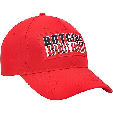 Men's Colosseum Scarlet Rutgers Scarlet Knights Positraction Snapback Hat