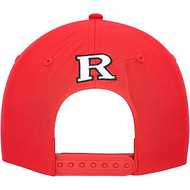 Men's Colosseum Scarlet Rutgers Scarlet Knights Positraction Snapback Hat