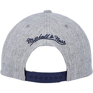 Men's Mitchell & Ness Heather Gray Indiana Pacers Hardwood Classics 2.0 Snapback Hat