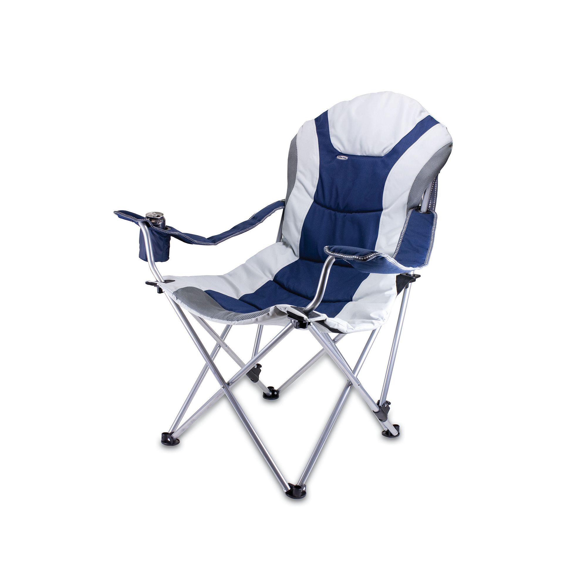 Picnic Time Reclining Camp Chair - Outdoor, Blue