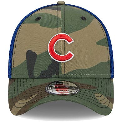 Men's New Era Camo Chicago Cubs Team Neo 39THIRTY Flex Hat