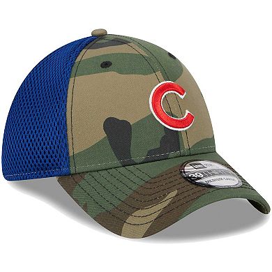 Men's New Era Camo Chicago Cubs Team Neo 39THIRTY Flex Hat