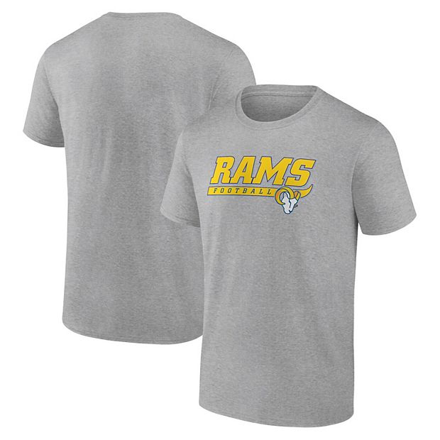 Men's Heathered Gray Los Angeles Rams Take the Lead T-Shirt