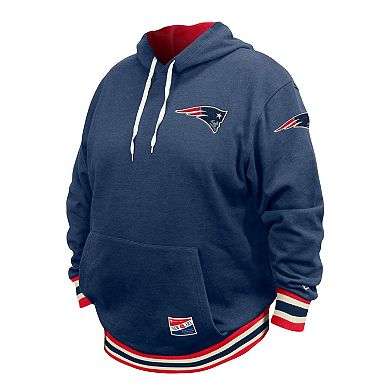 Men's New Era Navy New England Patriots Big & Tall NFL Pullover Hoodie