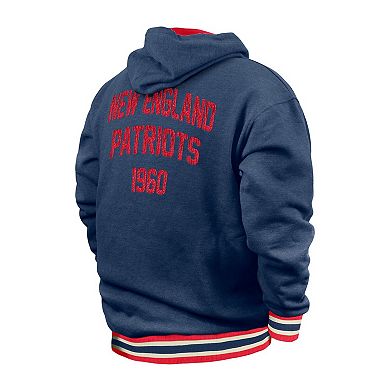 Men's New Era Navy New England Patriots Big & Tall NFL Pullover Hoodie