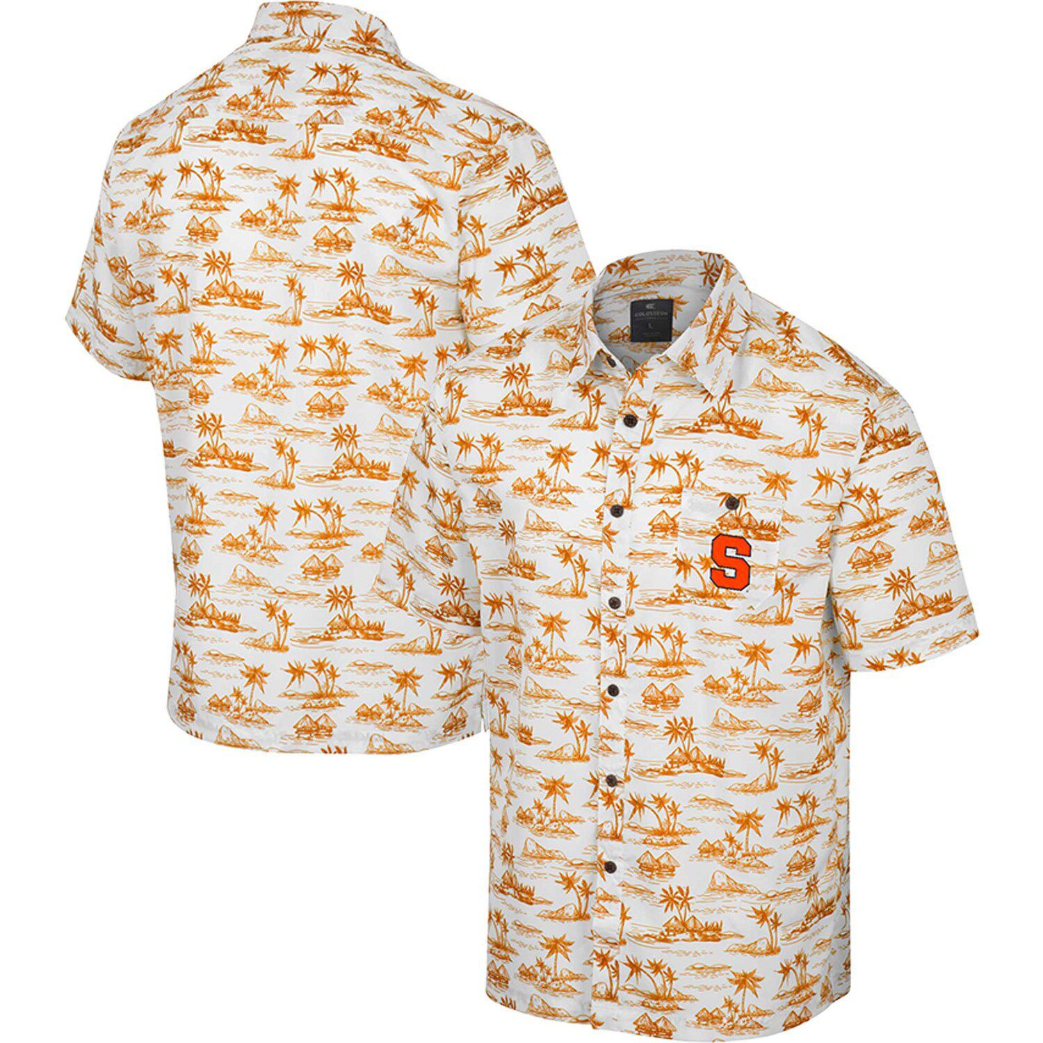 Men's San Francisco Giants Reyn Spooner Orange Kekai Button-Down Shirt