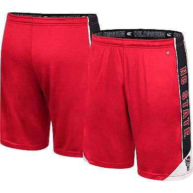 Men's Colosseum Red NC State Wolfpack Haller Shorts