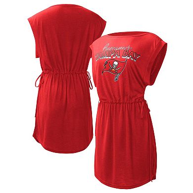 Women's G-III 4Her by Carl Banks Red Tampa Bay Buccaneers G.O.A.T. Swimsuit Cover-Up