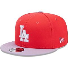 Men's New Era Red Los Angeles Dodgers Sidepatch 59FIFTY Fitted Hat