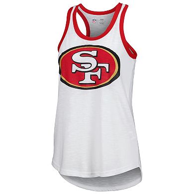 Women's G-III 4Her by Carl Banks White San Francisco 49ers Tater Tank Top