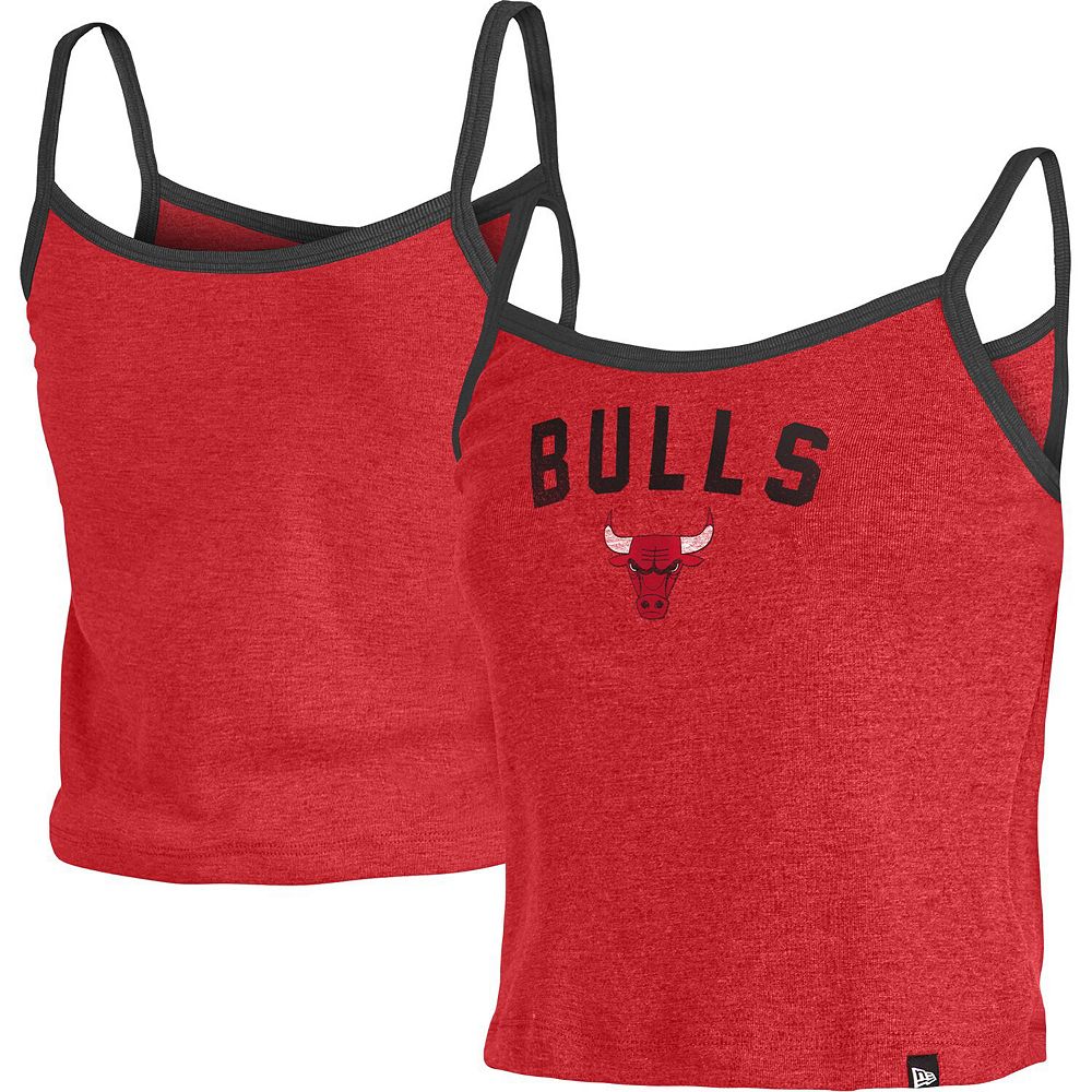 Stunning y2k Chicago bulls Tank Top Uk 10 Red sequin SD553 main image 0