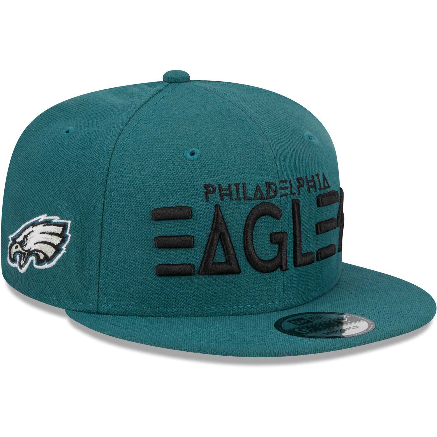 Philadelphia Eagles New Era Unisex The NFL ASL Collection by Love Sign Side  Patch 9FIFTY Snapback