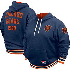 Men's NFL x Staple Orange Chicago Bears Split Logo Pullover Hoodie