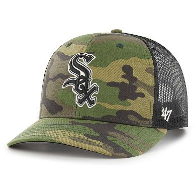 Men's '47 Camo Chicago White Sox Trucker Snapback Hat