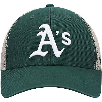 Men's '47 Green Oakland Athletics Flagship Wash MVP Trucker Snapback Hat