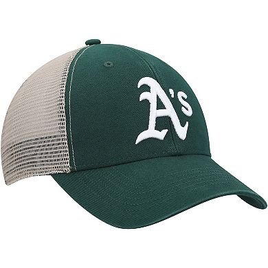 Men's '47 Green Oakland Athletics Flagship Wash MVP Trucker Snapback Hat