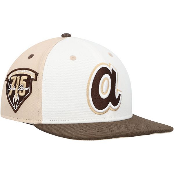 Men's Pro Standard White/Brown Atlanta Braves Chocolate Ice Cream Drip
