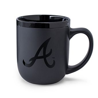 WinCraft Atlanta Braves 17oz. Black Tonal Mug