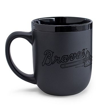 WinCraft Atlanta Braves 17oz. Black Tonal Mug