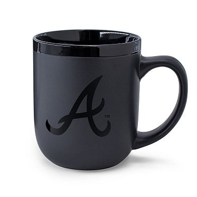 WinCraft Atlanta Braves 17oz. Black Tonal Mug