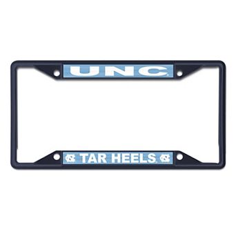 WinCraft North Carolina Tar Heels Chrome Colored License Plate Frame