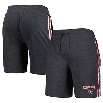 Men's Concepts Sport Charcoal Washington Capitals Team Stripe Shorts