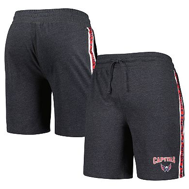 Men's Concepts Sport Charcoal Washington Capitals Team Stripe Shorts