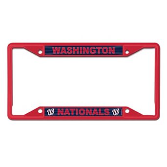 WinCraft Washington Nationals Chrome Color License Plate Frame