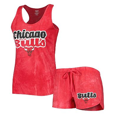 Women's Concepts Sport Red Chicago Bulls Billboard Tank Top & Shorts Sleep Set