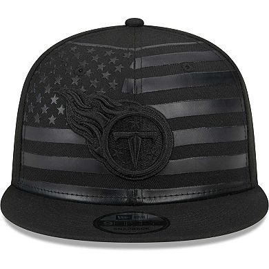 Men's New Era Black Tennessee Titans Independent 9FIFTY Snapback Hat