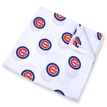 Infant Three Little Anchors White Chicago Cubs 47'' x 47'' Muslin Swaddle Blanket