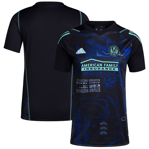 Women's adidas Black Atlanta United FC 2023 One Planet Replica Jersey