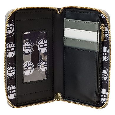 Loungefly Brooklyn Nets Patches Zip-Around Wallet